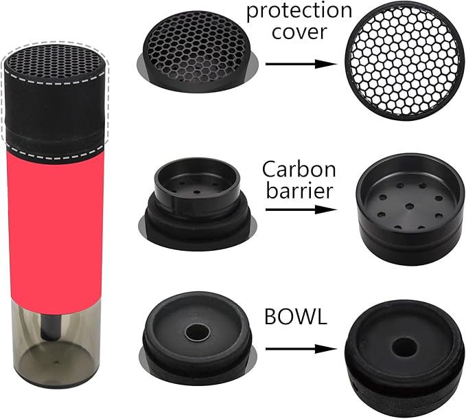 Portable Small Hookah Set | مجموعة الشيشة الصغيرة المحمولة
